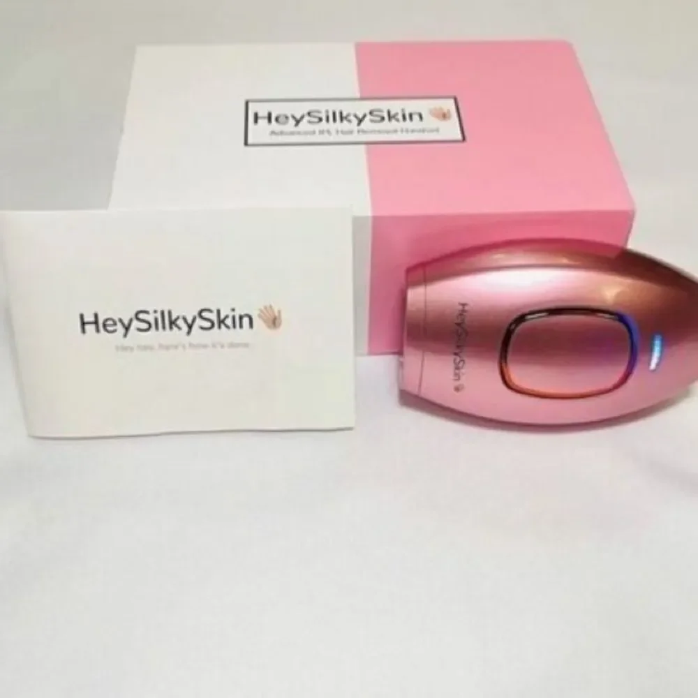 Hey Silky Skin Women's Advanced IPL Hair Removal Handset Rose Gold Pink New